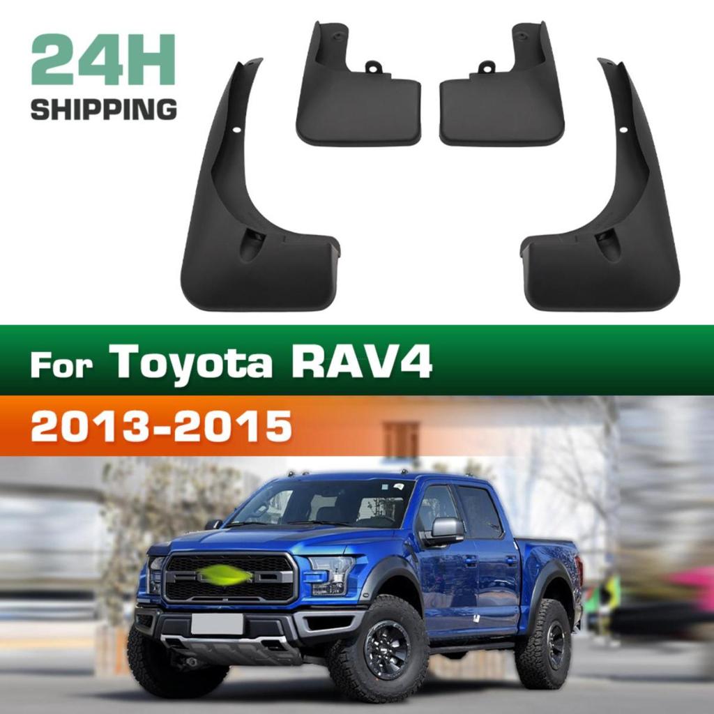 4 STÜCKE Auto Schmutzfänger Spritzschutz Kotflügel Auto Schmutzfänger Kompatibel mit Toyota RAV4 2013 2014 2015