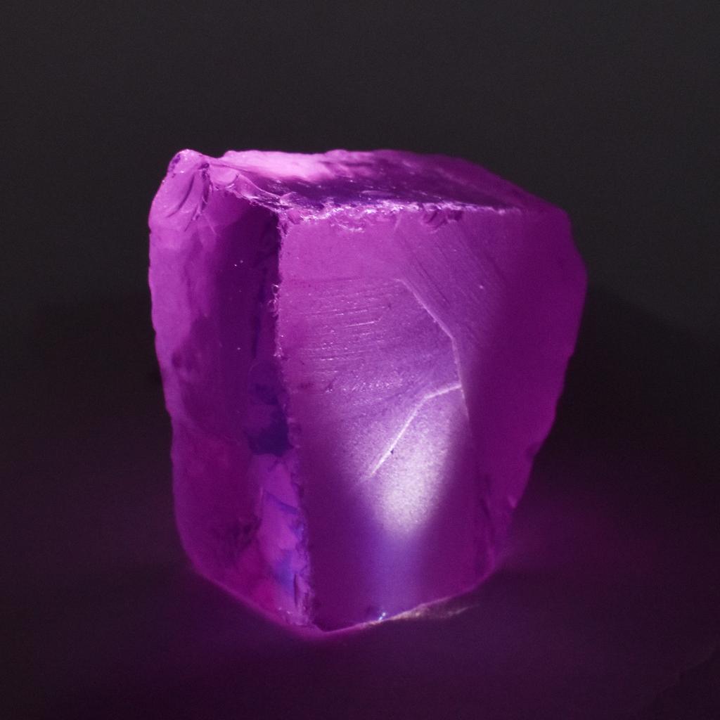 Natural Purple Sapphire Loose Gemstone Uncut Rough 133.33 ct September Birthday Birthstone