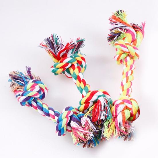 1Pc/3Pcs/5Pcs Pet Toy Interactive Dogs Chew Toy Bite-resistant Cotton Rope Dog Training Toy Pet Supplies