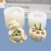 Mini Cats Paw Cats Silicone Resin Molds Jewelry Containers Mold for Making Succulent Plants Flower Pot Candle Hold