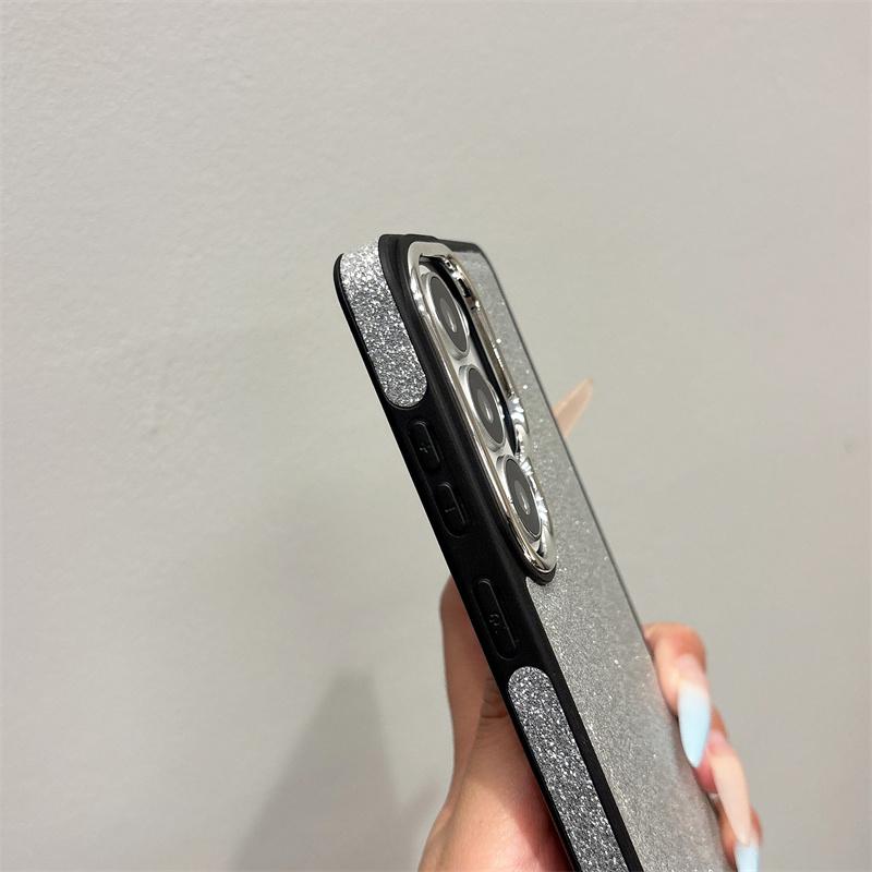 Luxury Glitter Bling Veneer TPU Leather Phone Case For Samsung Galaxy S26 S25 S24 S23 S22 Ultra Shockproof Soft Proteciton Cover