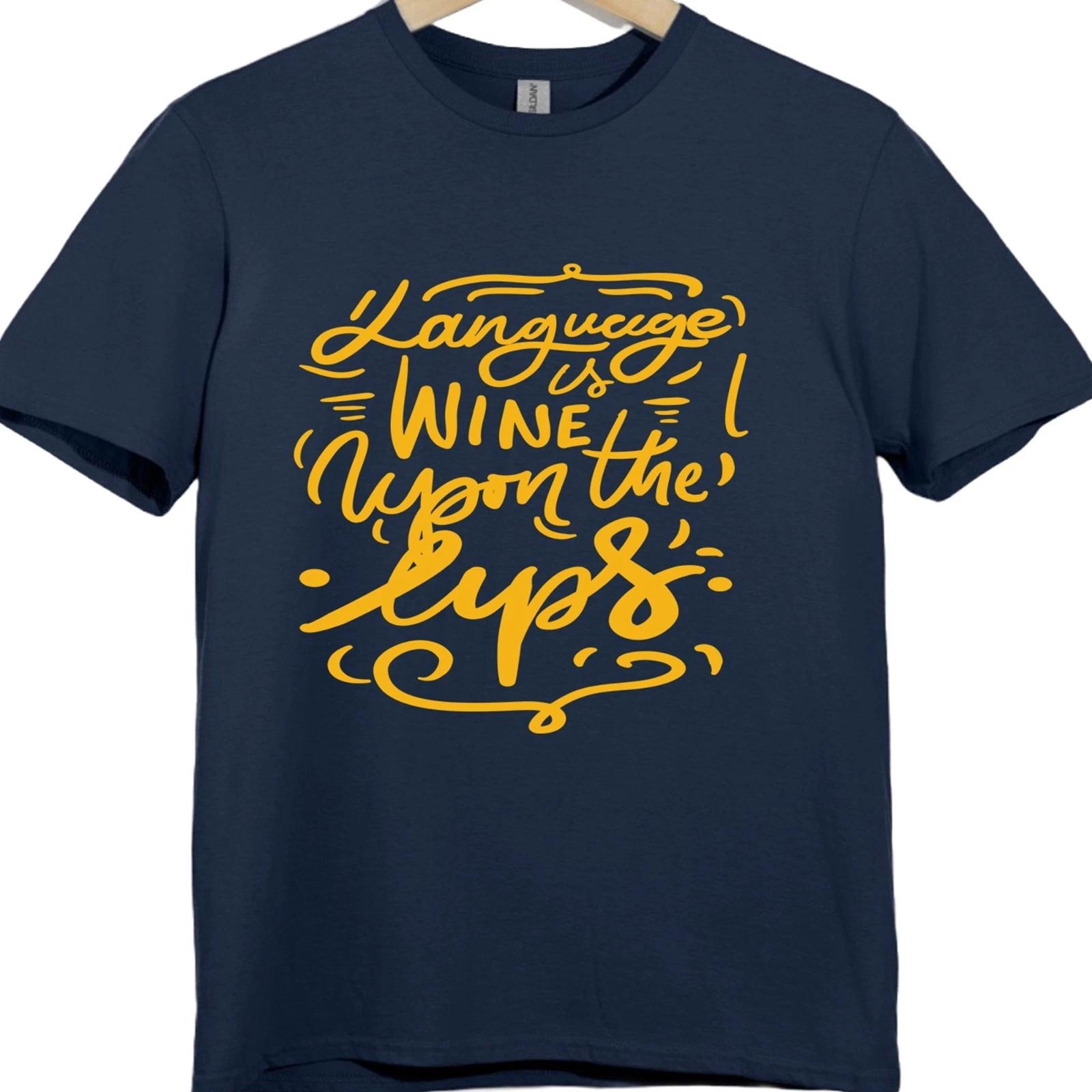 Wine Lover T-Shirt Funny Quote Graphic Tee Drinking Slogan Novelty Gift Top S