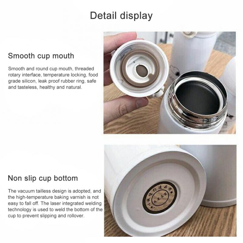 Wasserflasche Großvolumig Kleiner Bär Frisch Und Niedlich Thermokühler Für Getränke Thermoskannenbecher Hochwertig Einfacher Wasserbecher