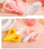 Baby Teether Silicon Tooth Gum Banana Training Toothbrush Teething Toy Soft Molar Rod Dental Glue For Baby Infant Toddler Kids