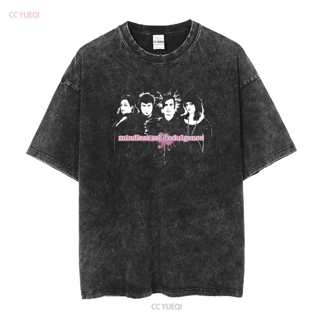 YK Mindless Self Indulgence MSI Футболка Черная XL Промышленный с длинным или коротким рукавом винтажная Стиранный мужской