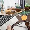 20pcs Wooden Coaster Blank Board DIY Mosaic Coaster Set for Most Plant Pots Home Office Desk Dinners Tea Set Coasters Room Decor