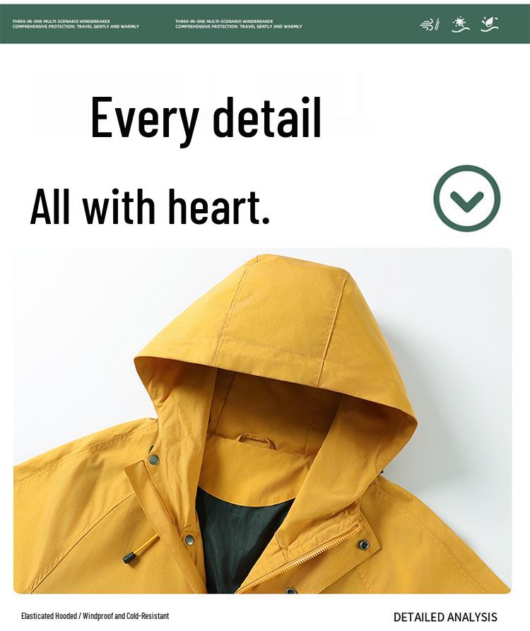 2026 Autumn/Winter Dopamine Color Windproof Workwear Mountaineering Jacket for Men and Women