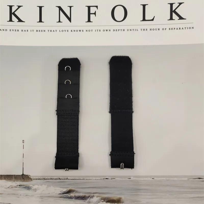 Ladies 1 Rows 3 Hooks Bra Extender Nylon Clasp Extension Elastic On Strap Soft Bra Band Extenders Intimates Accessories