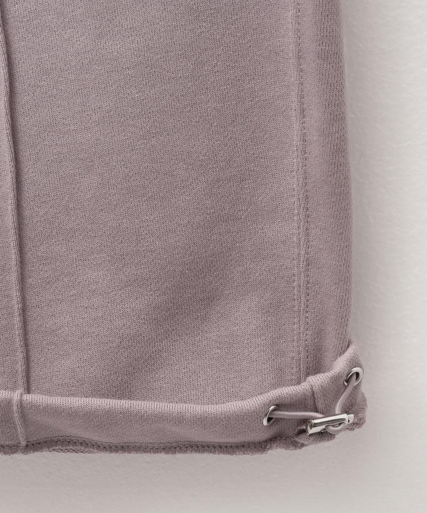 Seteo Cotton Elastic Waist Sweatpants Purple (Type A)