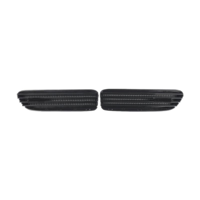 Side Fender Grille Set 51137895914 Sturdy Spare Part Professional Easy to Install Replacement Glossy Black for BMW E46 M3