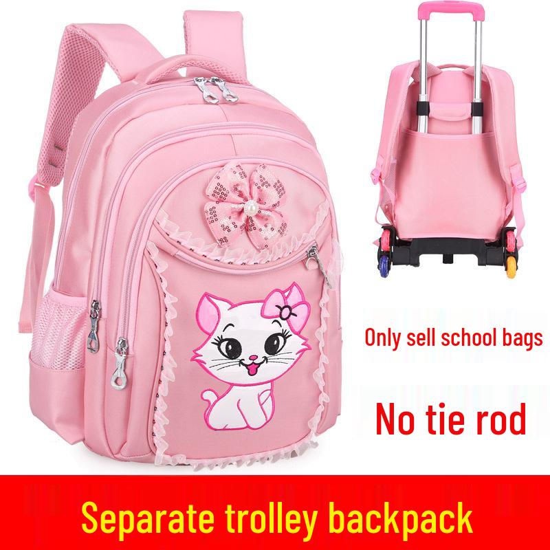 

Водонепроницаемый и грязеотталкивающий рюкзак-тележка для детей 6-12 лет, 1-6 классы