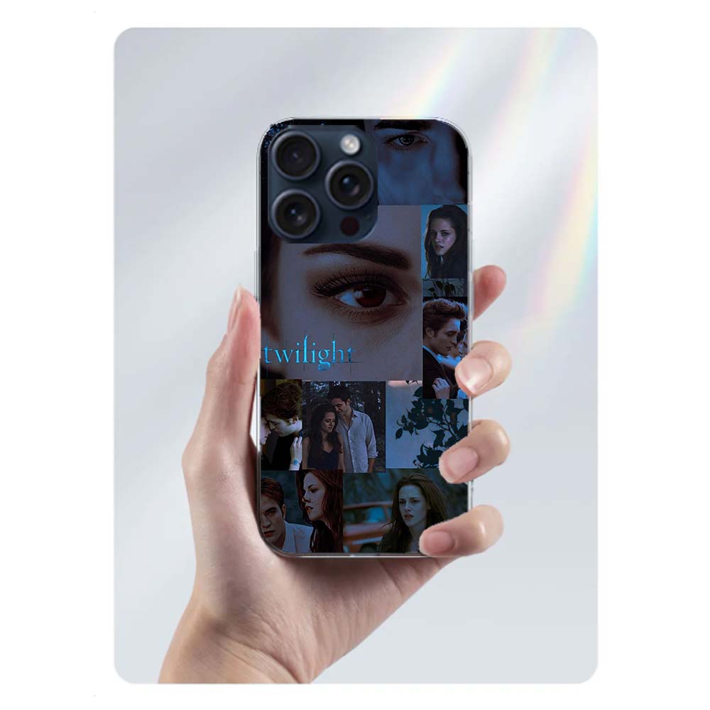 Twilight Saga Transparente Handyhülle Für Iphone 17 Air 16 Pro Max 15 Pro 14 Plus 17E 16E 11 13 12 Mini Hüllen Cases Fundas Handy TPU Kappe