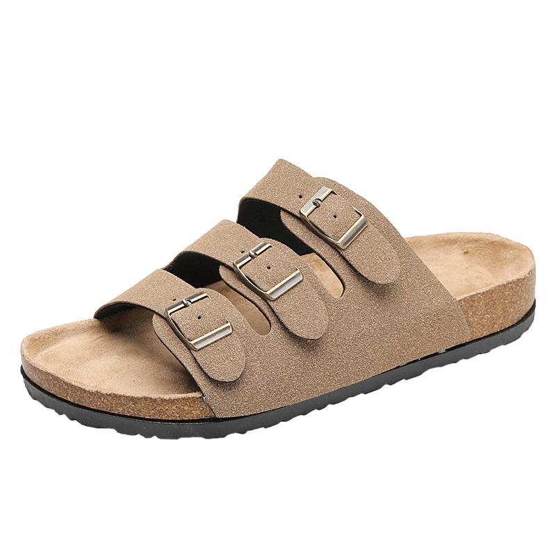 

Fashion Summer outdoor slippers Comfortable and versatile style Leisure beach walking Couple casual shoes Daily Breathability Hot New 37 хаки