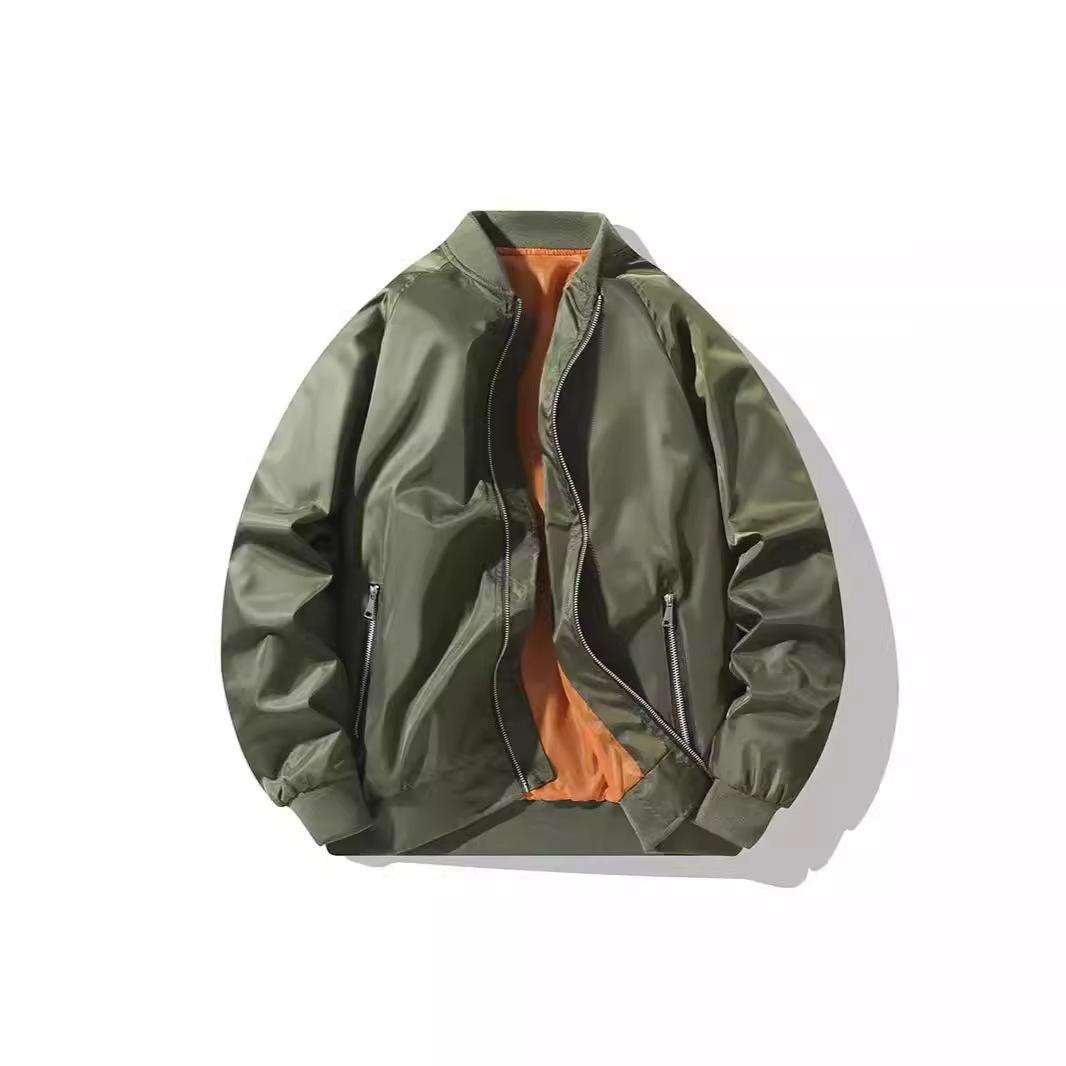 

Осенне-зимний мужской спортивный тренд, новый воротник-стойка, популярная тонкая куртка Нет. 1 бейсбольная рубашка пилота MA01 4XL