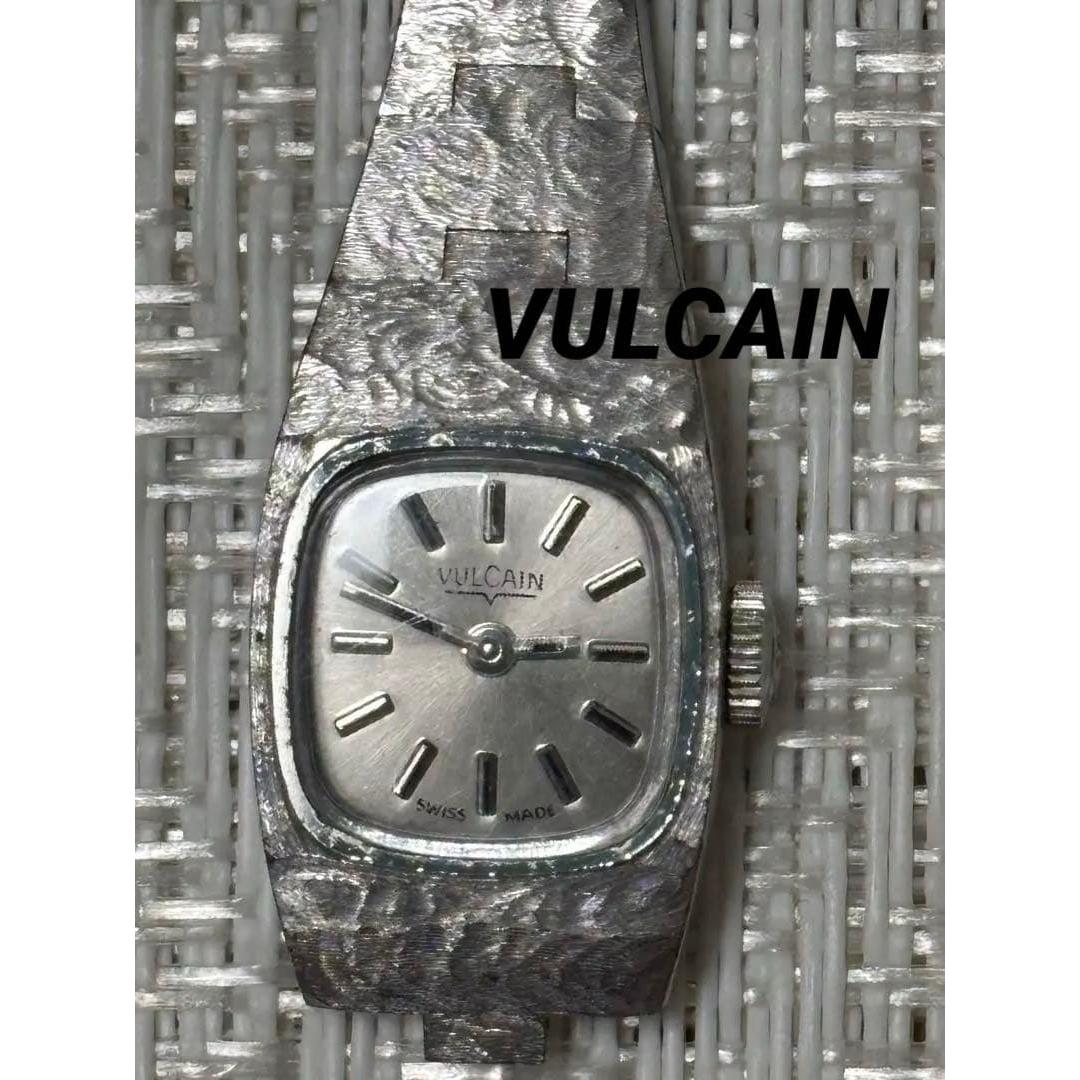 Used [Rare] [Working item] VULCAIN manual winding watch stainless steel
