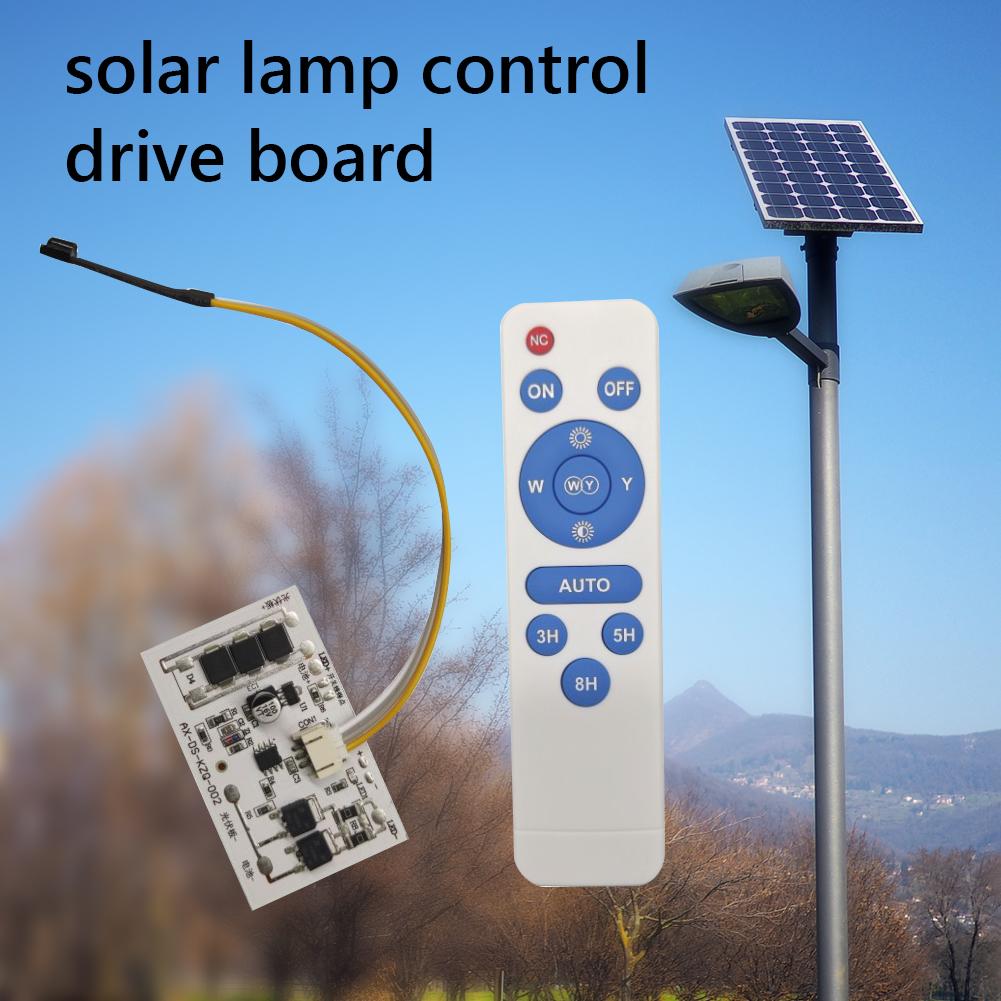 10A 3.2V 3.7V Solar Street Lamp Controller Long-Lighting Street Lamp Control Board Remote Control Portable for Solar Lawn Lights