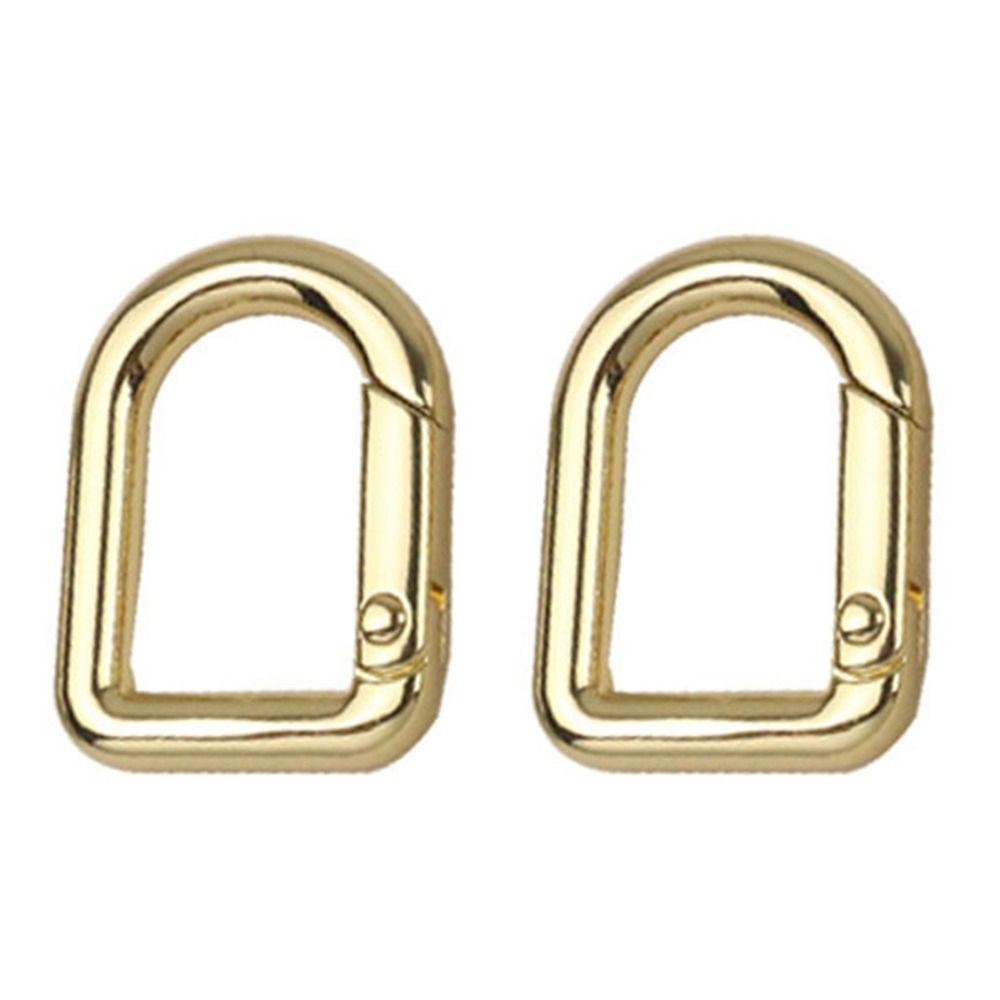 Hooks Plated Gate Bag Belt Buckle Spring O-Ring Buckles Carabiner Purses Handbags Snap Clasp Clip