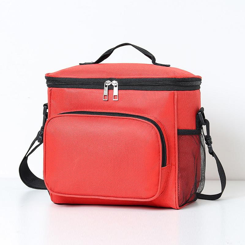 1Pcs Portable Lunch Bag Food Thermal Box Durable Waterproof Office Cooler Lunchbox with Adjustable Shoulder Strap Insulated Case