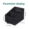 Flexible Oxford Fabric Car Organizers Storage Box With Handle for Tools Groceries Convenient Transport Neat Inner Spaces