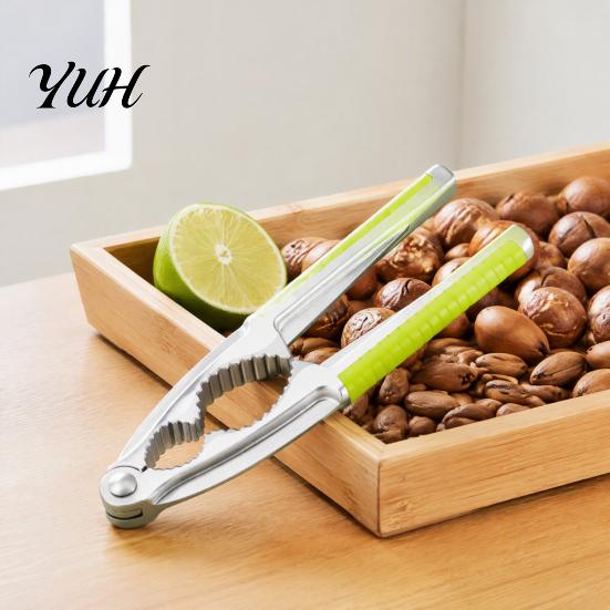 Anti Slip Pecan Cracker Nut Crackers for All Nuts, Heavy Duty Nutcracker Home Restaurant Walnuts, Multi-purpose Seafood Shell Opener Tool with