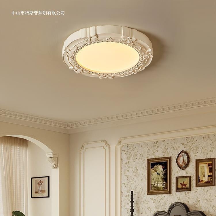 Retro Lampa Sufitowa Gipsowy Relief Artystyczny Balkon Sypialnia Światło Nowoczesna Minimalistyczna Lampa Wisząca