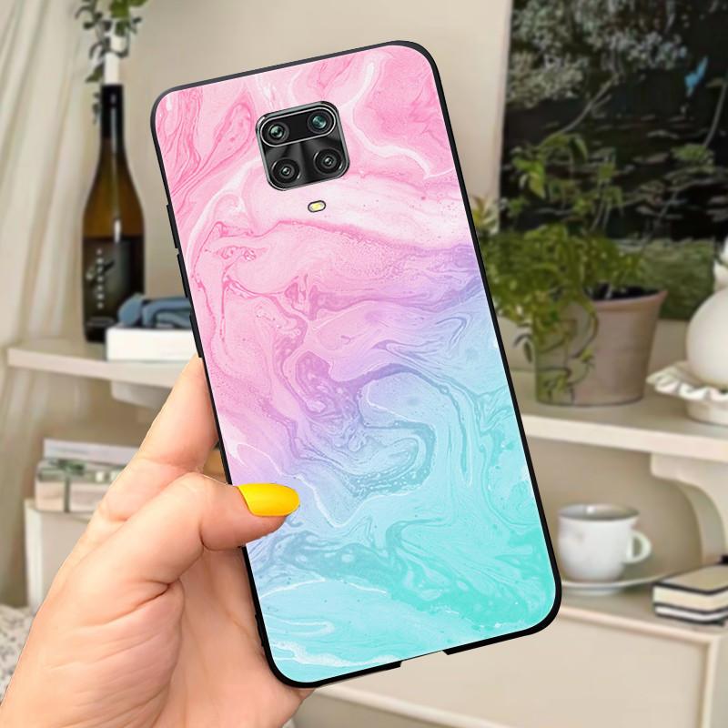 For Xiaomi Redmi Note 9 Pro Case Note9 9S Flowers Silicone Soft TPU Back Cover For Xiaomi Redmi Note 9Pro Max Case Coque Fundas