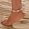 Vacation Beach Style Shell Weaving Beaded Adjustable Women's Feet Chain