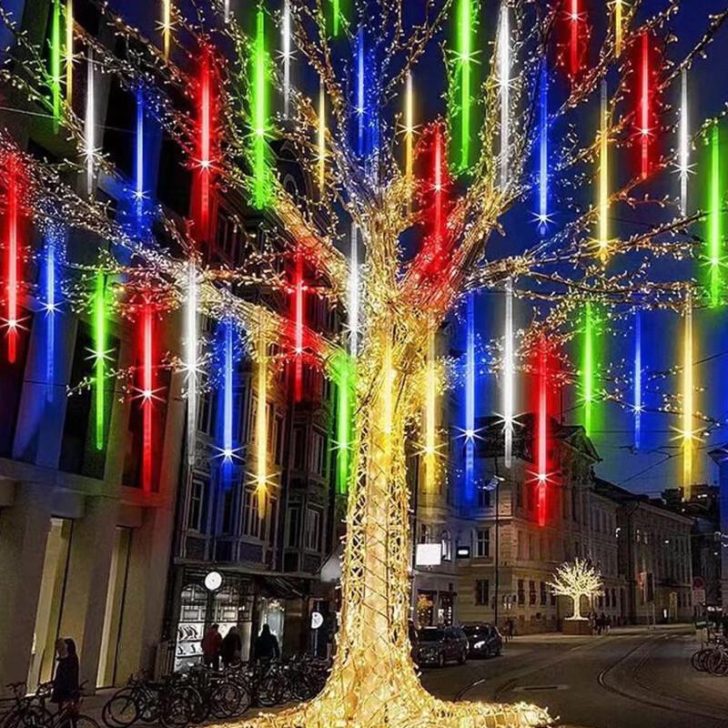 Waterproof Meteor Shower LED Decorative String Lights