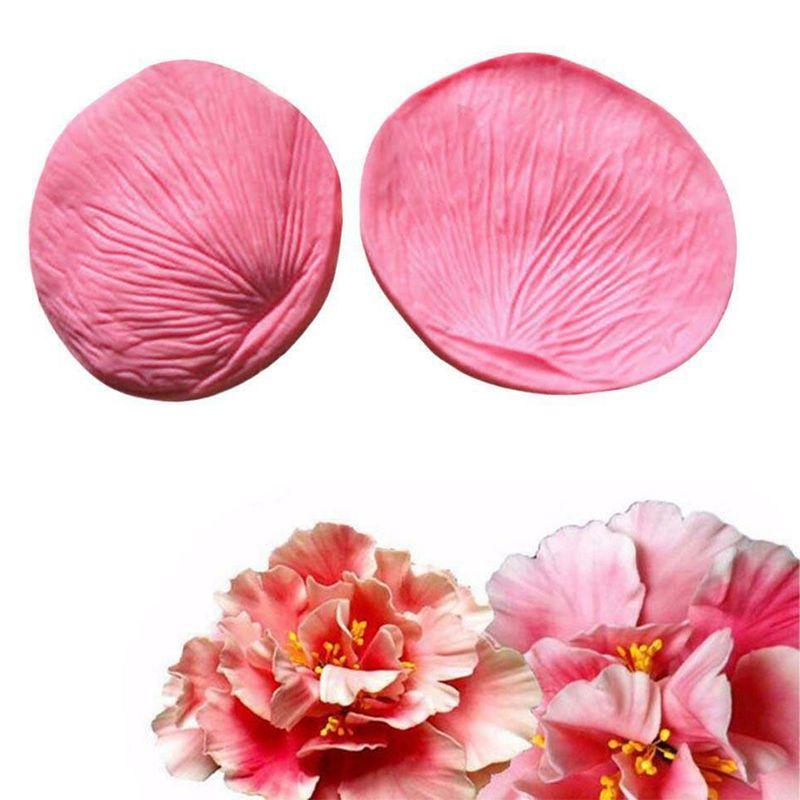 Flexible Silicone 3d Rose Petal Flower Veiner Mold Perfect For Gum Paste Art