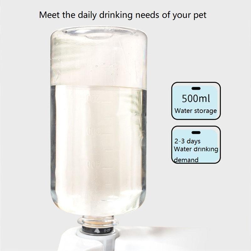 Dog Water Dispenser Double Dog Cat Bowls Water and Food Bowl Drinking Fountain Cat Pet Water Dispenser GS06