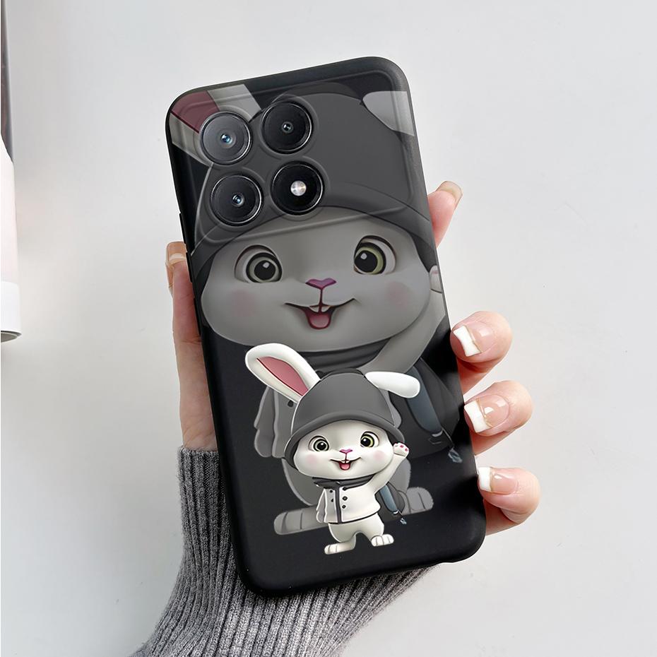 For Xiaomi Poco X6 Pro Case Stylish Painted Silicone Bumper Shockproof Phone Cases Cover Coque For Xiaomi Poco X6 Pro 5G Fundas