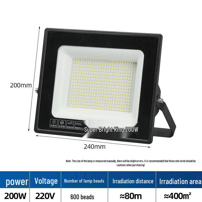 LED Waterproof Outdoor Spotlight Floodlight for Advertising and Courtyard Lighting