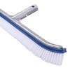 Aluminum Handle Pool Cleaning Brush Stainless Steel Brush Pool Wall Brush  Spa Cleaning