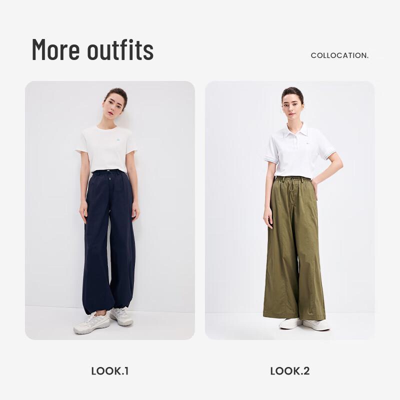 Navigare Women's Lightweight Loose Parachute Cargo Pants