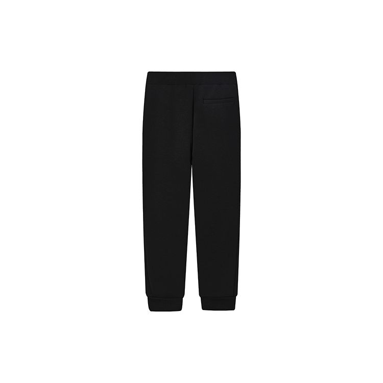 Fila Basic Cuffed Solid Knit Casual Long Pants Men Bottoms Black F11M249601F-BK
