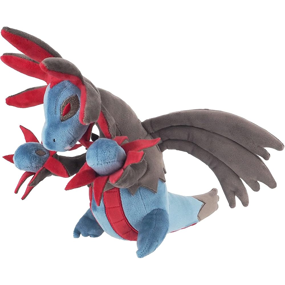 San-ei Boeki Pocket Monsters All Star Collection Salamence Plush Toy 26x27x25cm Pokmon PP215