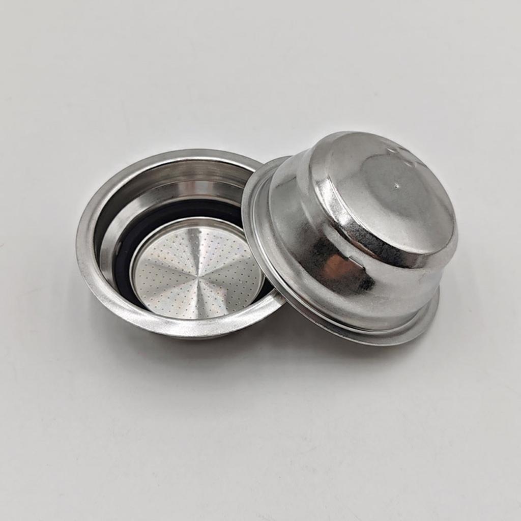 Stainless Steel Coffee Filter Basket 51mm Detachable Espresso Powder Bowl Coffee Grinding Accessories for Home and Cafe