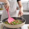 Durable Stir Frying Tools Pink Kitchen Utensil, Food Grade Silicone Cooking Tool, Non-stick Heat Baking Supplies for Home Resistant Cookware,
