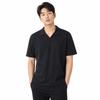 Limid Men S Cool MaTerial SpliT Collar ShorT Sleeve T ShirT 9mi Kah Vneck1
