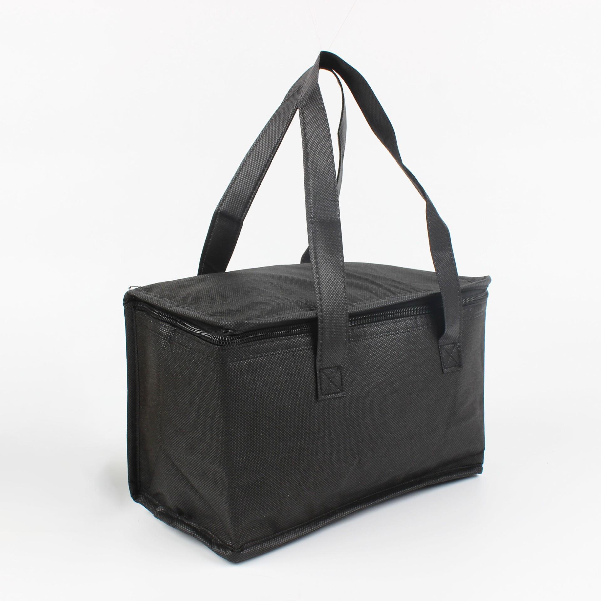 

Portable Lunch Refrigerator Bag Folding Insulation Bag Picnic Ice Bag Food Insulation Bag Beverage Storage Bag Beer Delivery Bag чёрный