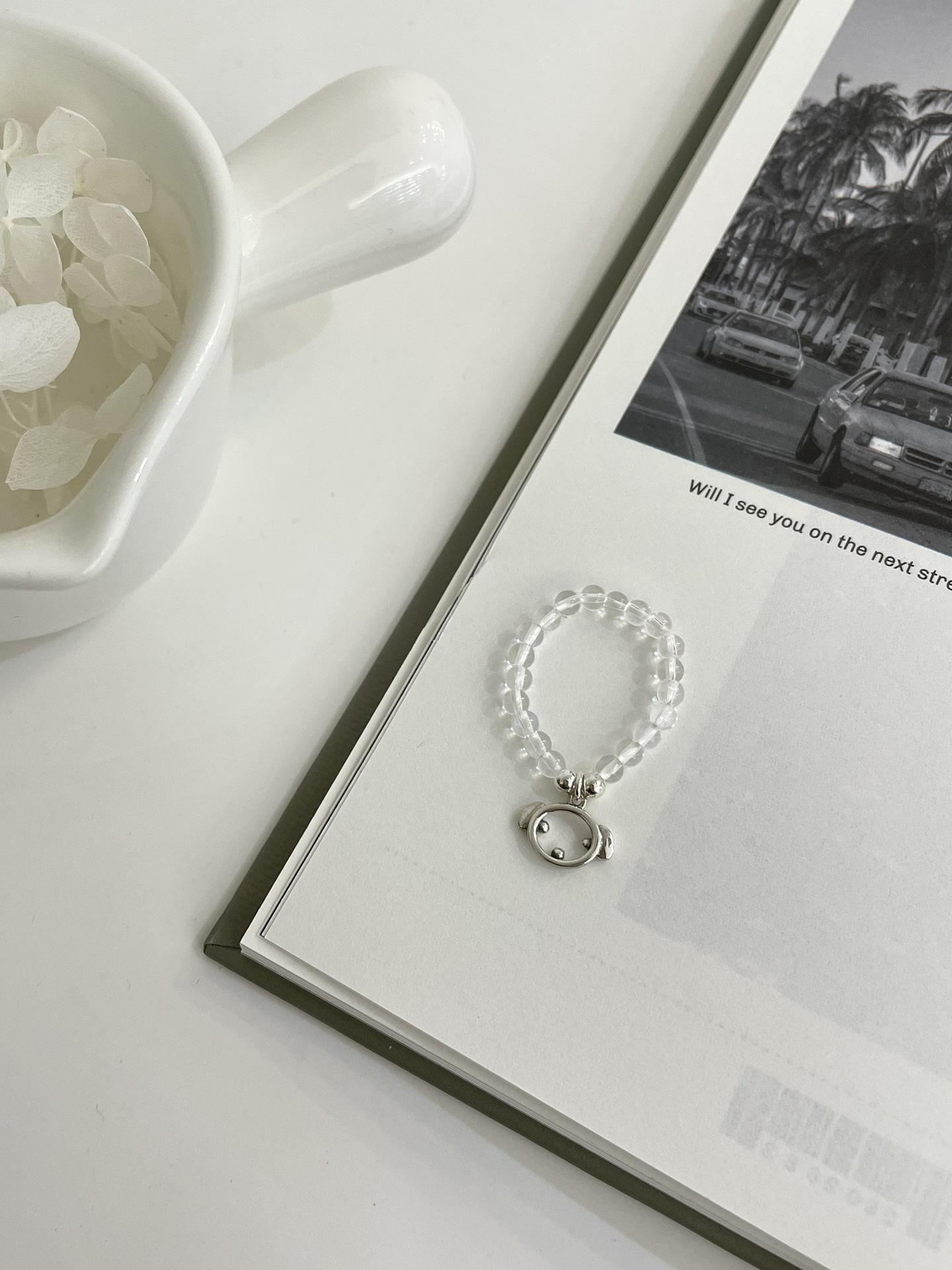 

Кольцо из стерлингового серебра 925 пробы «Звездное небо» с белым кристаллом - Популярное