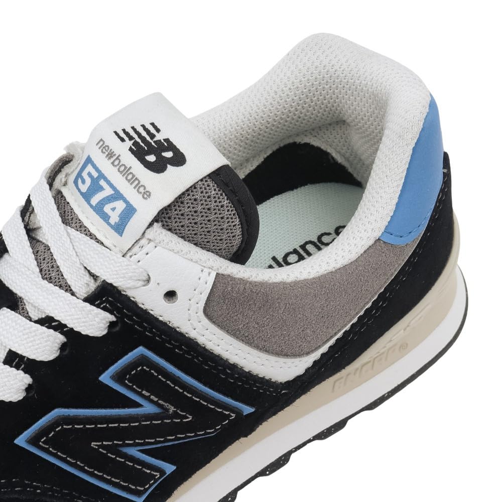 New Balance Sneakers 574 Black/Blue Agate U574QRB Width D 28.0cm