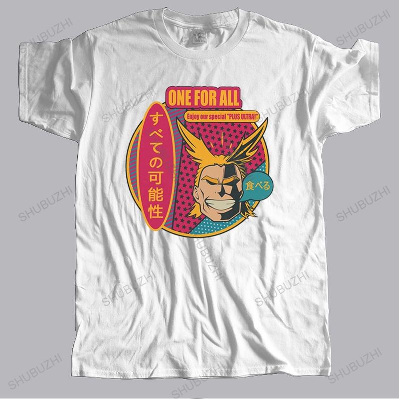

Funny Boku No Hero Academia T Shirt Unisex Cotton Awesome Anime Tshirt Oneck Short Sleeves All Might Plus Ultra Tee Tops Appare S