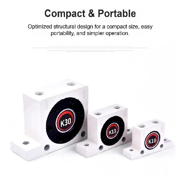 K20 K25 Pneumatic Ball Vibrator Air Operated Hopper Vibrator Bin Discharger Vibrator Turbine Vibration Motor for Silo