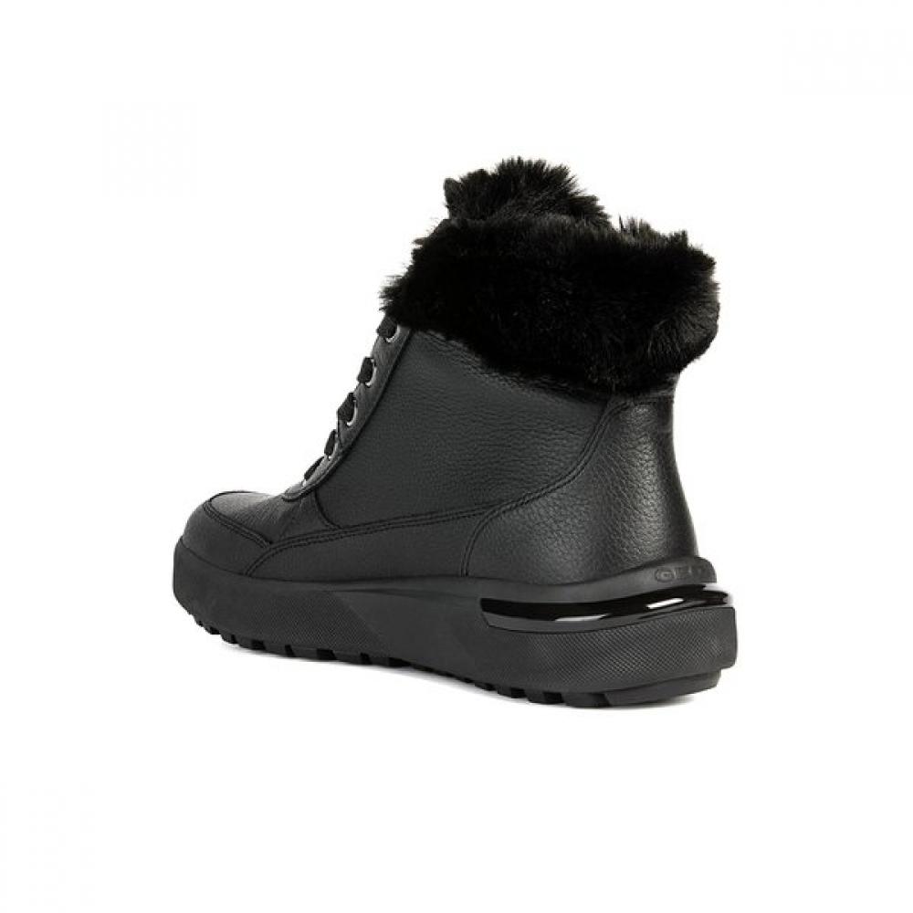 Geox Women S SneakerS Mid Zipper Comfort Dalaila Black