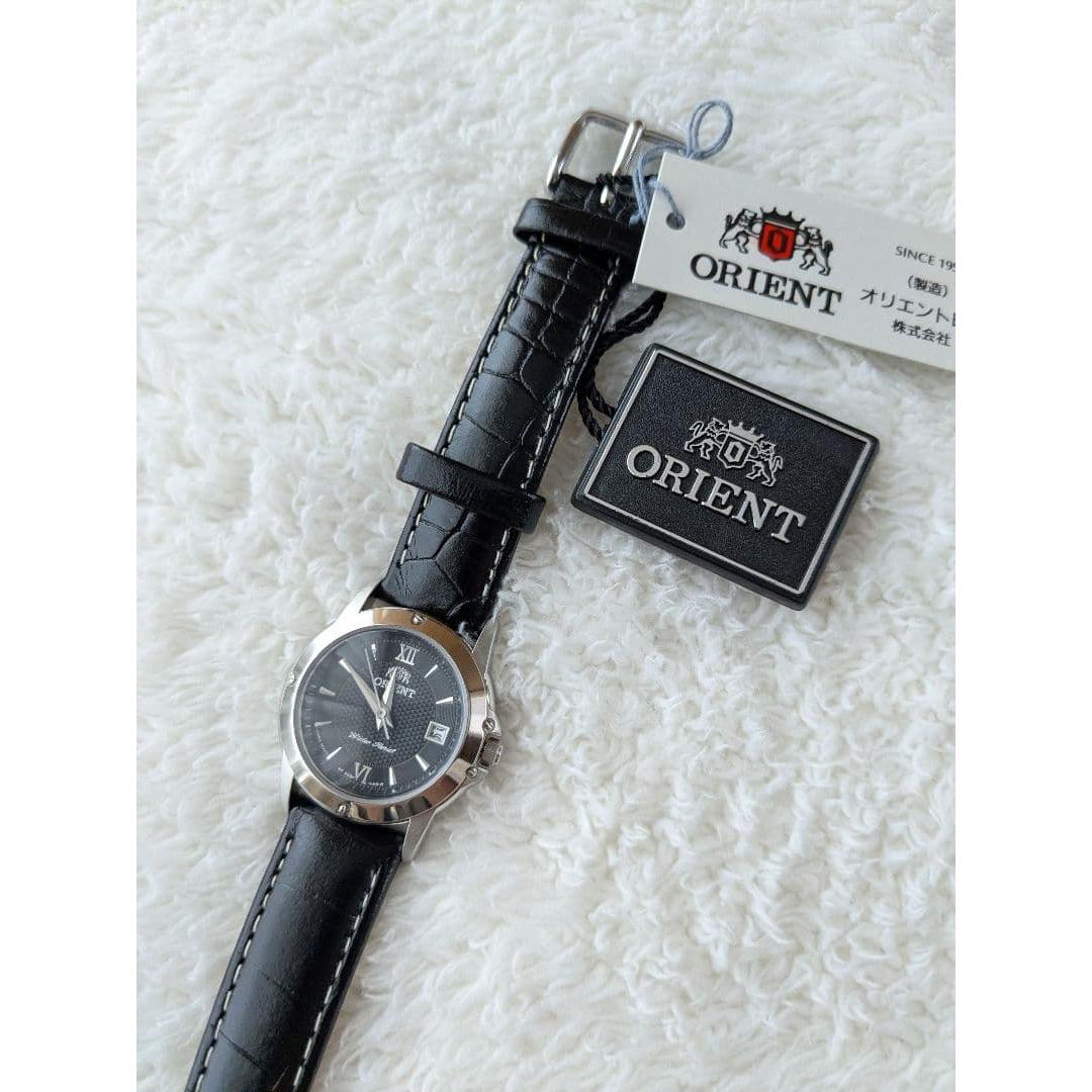 Used New ORIENT watch leather ladies battery dead
