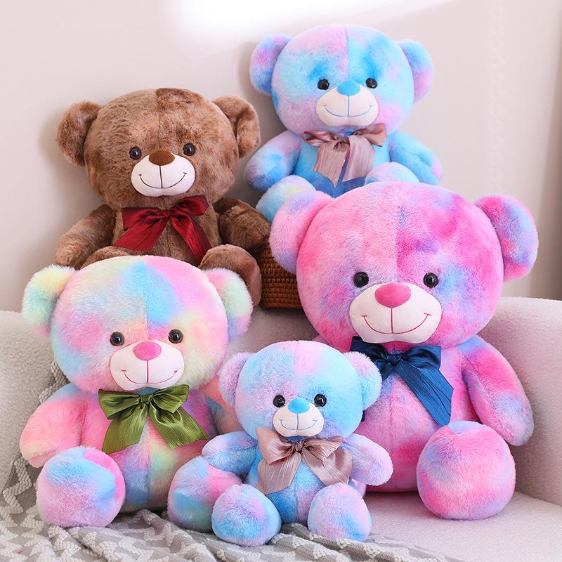 Cute Rendered Teddy Bear Doll Plush Toy Bear Hug Bear Doll Rag Doll For Girlfriend Birthday Gift