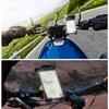 Motorcycle Navigation Frame Bike Holder 360° View Universal Bicycle Holder 4.7-7 Inch Mobile Stand Shockproof Bracket GPS Clip Mobile Phone Holder