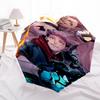 1pc "Jujutsu Kaisen" Outdoor Umbrella - Automatic Opening/Closing, Portable 3-Fold Design with 8-Rib Iron Frame - Perfect Gift for Fans, Travelers, Da