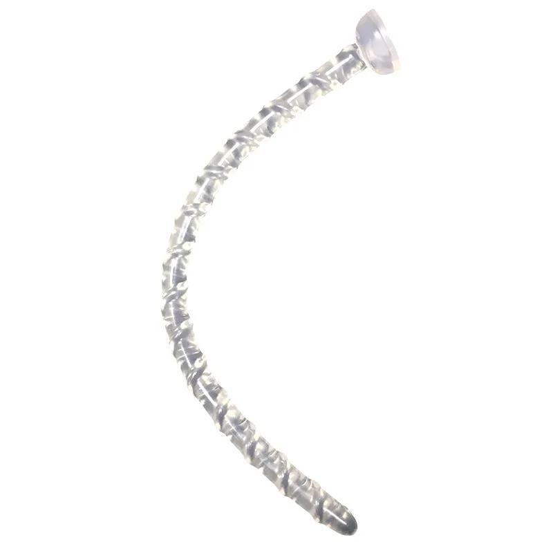 1PC 47cm Super langer Analplug Dildo aus weichem Silikon Butt Plug für weiblich männlich Homosexuell Masturbation Analsex Spielzeug Anus Dilatator Expander